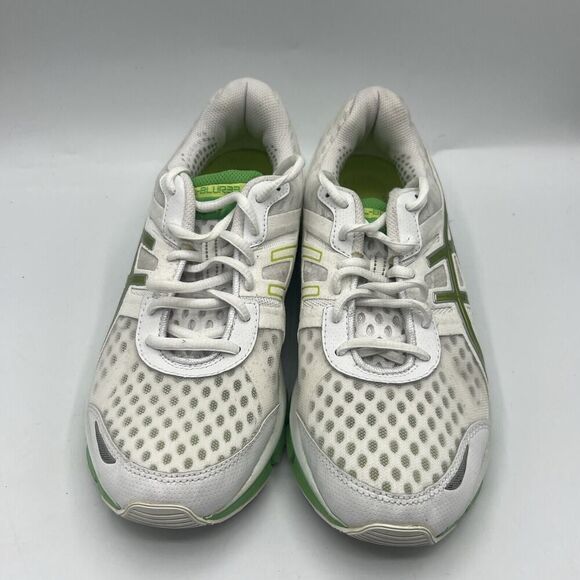 Asics Gel Blur 33 Women's Size 8 White Green Athletic Running Shoes T1H8N - Picture 3 of 12